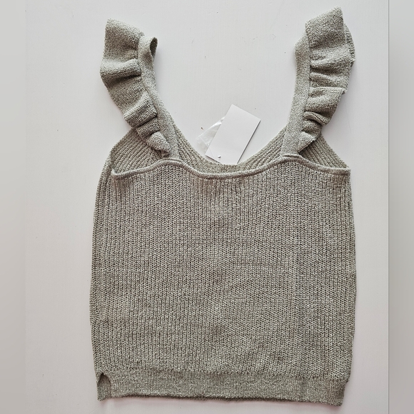 The Heart - Sweater Tank - Sage Green - Size Medium NWT - Picture 3 of 4